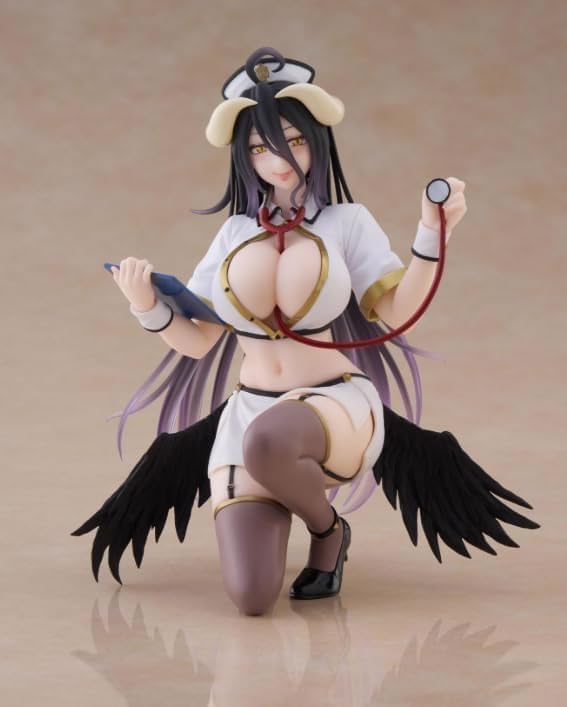 タイクレ限定　オーバーロードDesktopCuteフィギュアアルベドナースver Amazon.co.jp: オーバーロード Desktop Cute フィギュア アルベド